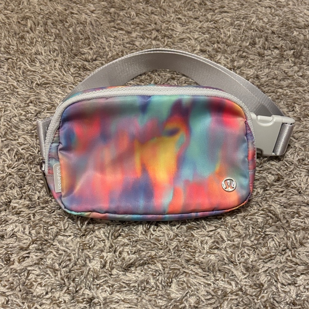 Lululemon Gray and Multicolor Belt Bag